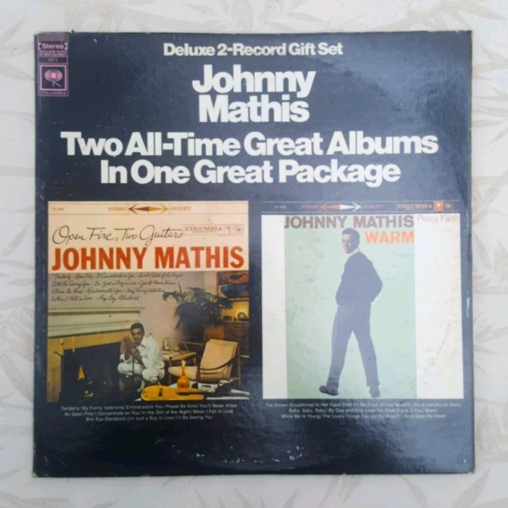 Johnny Mathis Deluxe 2 Record Gift Set